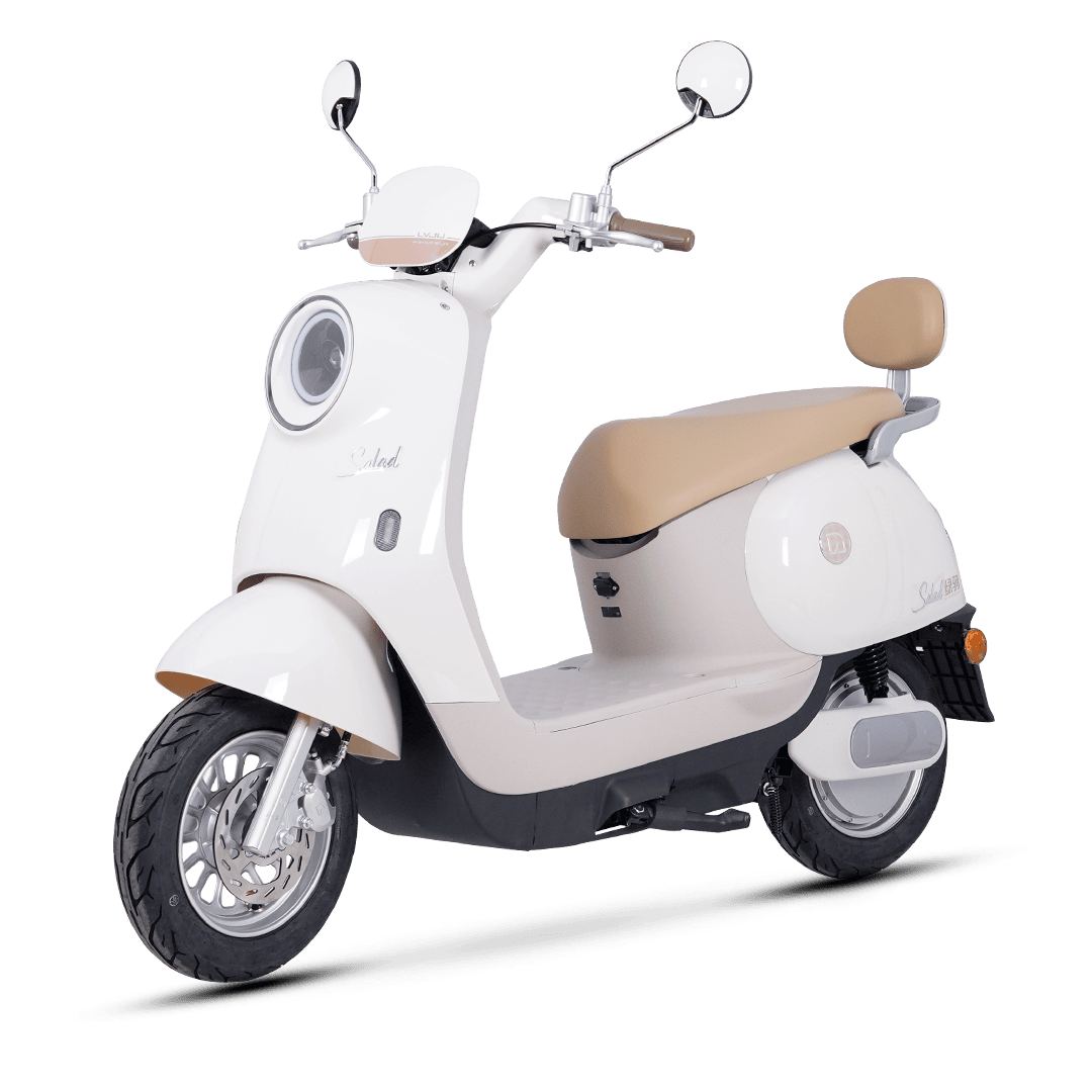 Electric scooter ideal for urban commuting and eco-friendly transportation.