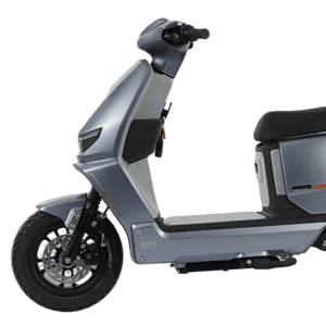 Electric scooter with storage box, ideal for city commuting and eco-friendly transportation. Features a sleek design, durable build, and efficient battery for reliable performance.