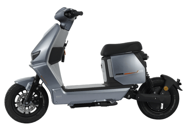 Electric scooter with storage box, ideal for city commuting and eco-friendly transportation. Features a sleek design, durable build, and efficient battery for reliable performance.
