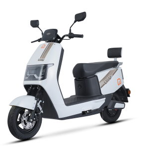 Electric scooter with modern design, suitable for city travel and eco-friendly transportation. Features a comfortable seat, digital display, and durable build for daily commuting needs.