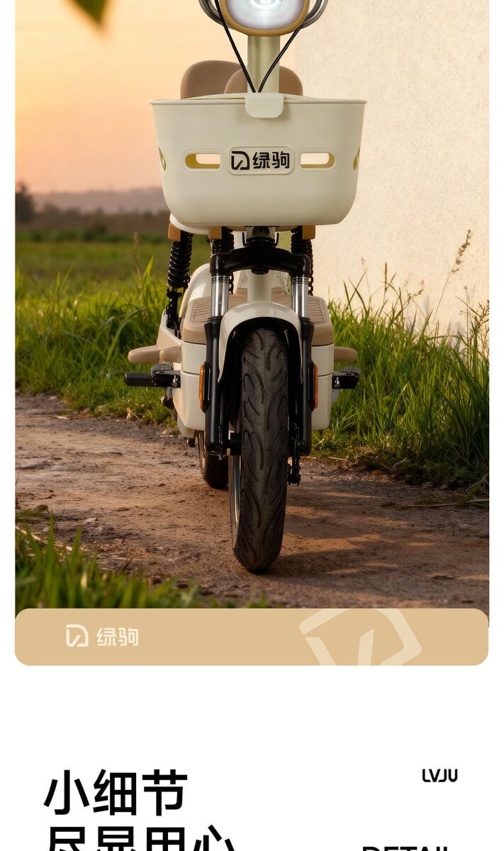 Modern electric bike featuring a front basket, designed for city commuting and eco-friendly transportation, ideal for short trips and daily errands.