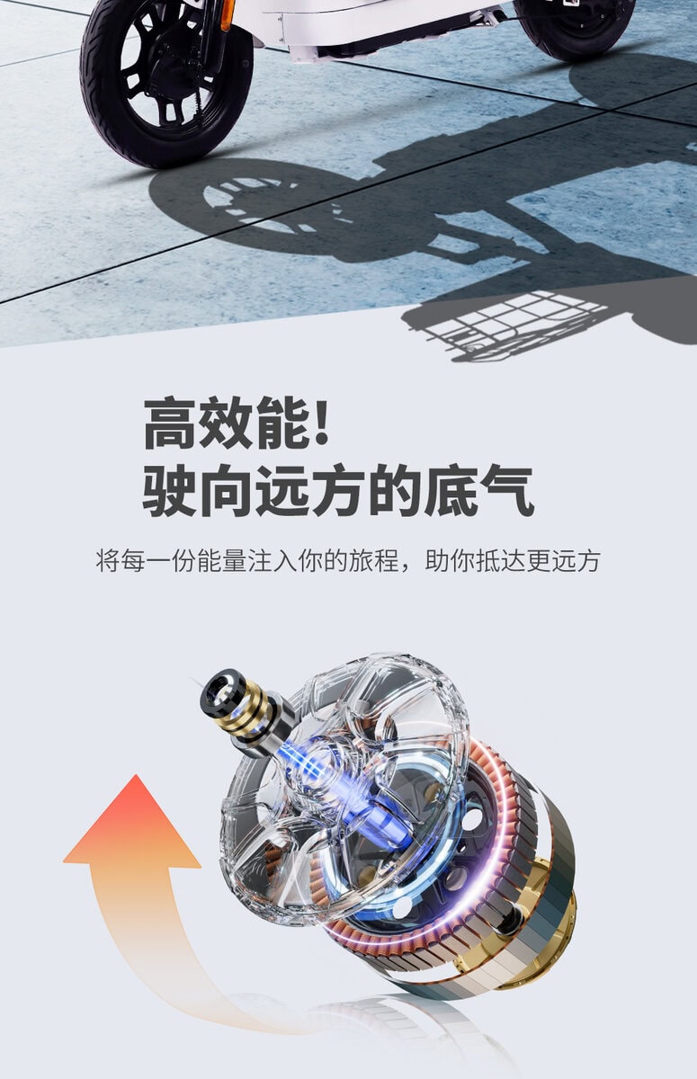 High-efficiency e-bike motor for long-distance travel and powerful performance.