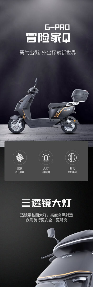 G-PRO Adventure Electric Scooter for Urban Commuting.