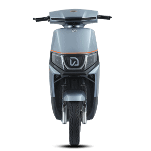 A sleek, modern electric scooter featuring a digital display, designed for efficient city travel and eco-friendly transportation solutions.