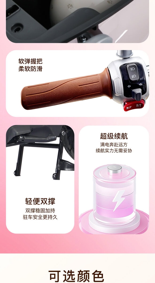 Electric scooter handlebar with ergonomic grip and throttle control for smooth riding. Designed for easy maneuverability and safety, ideal for urban commuting and leisure rides.