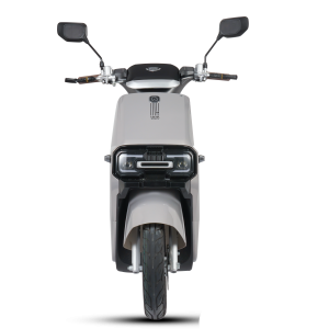 Electric scooter with modern design, digital display, and eco-friendly features for city transportation.