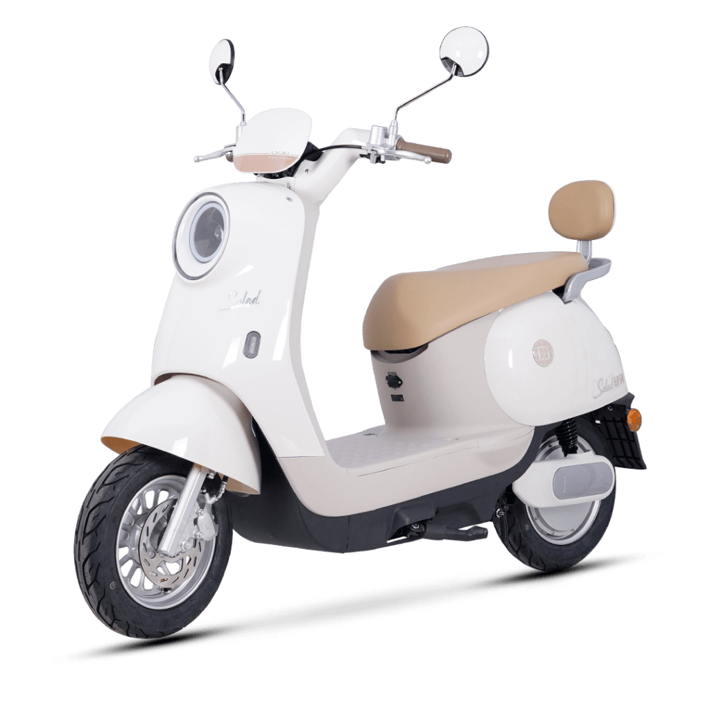 Electric scooter ideal for urban commuting and eco-friendly transportation.