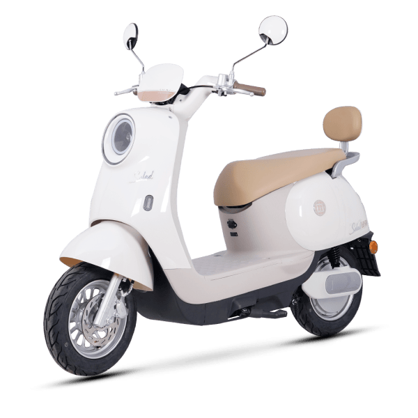 Electric scooter ideal for urban commuting and eco-friendly transportation.